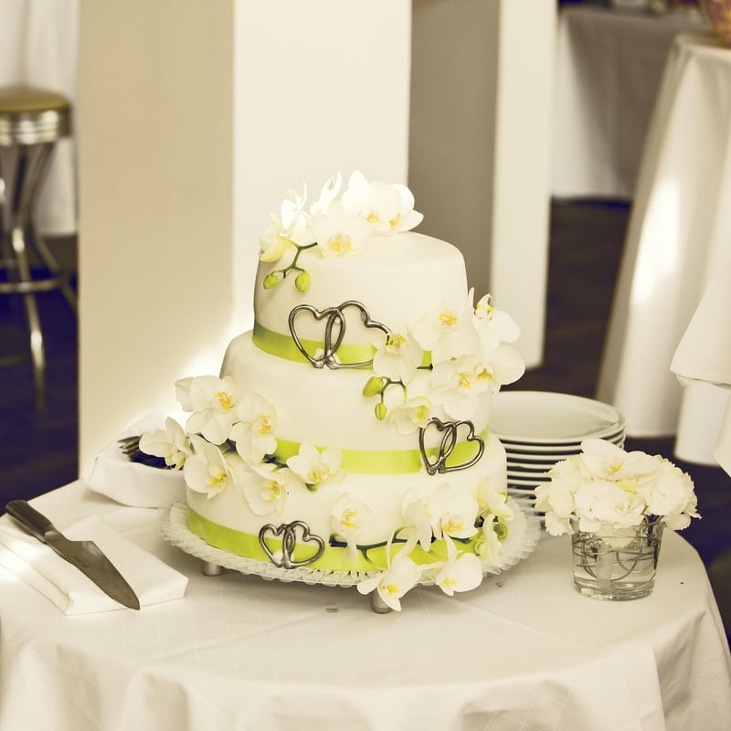 Celestial Watercolor Cake